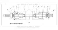 DRIVE TRAIN, FRONT HALF SHAFT