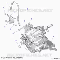 DRIVE TRAIN, MAIN GEARCASE MOUNTING