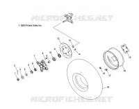 HUB, FRONT AND FRONT WHEEL