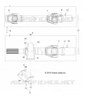DRIVE TRAIN, FRONT PROP SHAFT