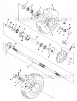 REAR WHEEL DRIVE ASSEMBLY 350 2X4 (4918531853019A)