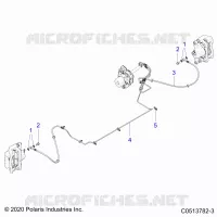 FRONT BRAKE BRAKE LINE