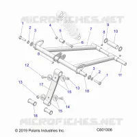 SUSPENSION, FRONT TORQUE ARM