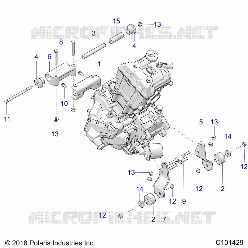 ENGINE, MOUNTING