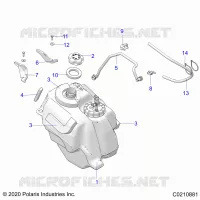 FUEL SYSTEM, FUEL TANK ASM.