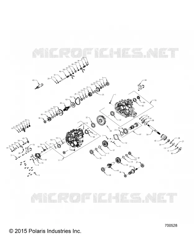 DRIVE TRAIN, MAIN GEARCASE INTERNALS