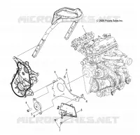 ENGINE MOUNTING RH AND FRONT