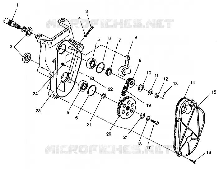CHAINCASE ASSEMBLY 440 0942760 AND 440 SKS 0942560 (4925072507016A)