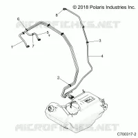 BODY, FUEL LINES, STD. 