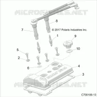 ENGINE, VALVE COVER