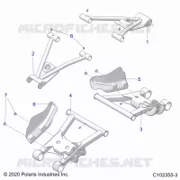 REAR SUSPENSION CONTROL ARMS