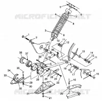 SWING ARM   SHOCK 4X4 400L W948140 (4926772677B013)