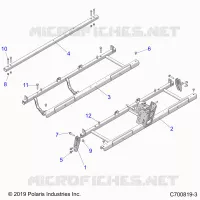 CHASSIS, SEAT SUPPORTS- G21GMJ99AJ/AZ/BJ/BZ (C700819-3)