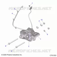 DRIVE TRAIN, FRONT GEARCASE MOUNTING