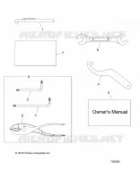 REFERENCES, TOOL KIT AND OWNERS MANUALS