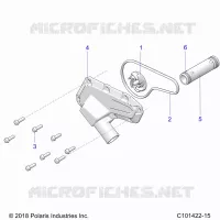 ENGINE, WATERPUMP IMPELLER AND COVER