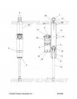 SUSPENSION, REAR SHOCK TRACK