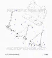 SEAT BELT MOUNTING, REAR