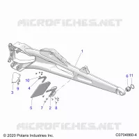 REAR SUSPENSION TRAILING ARMS