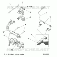 FUEL SYSTEM, RAIL, LINES AND THROTTLE BODY