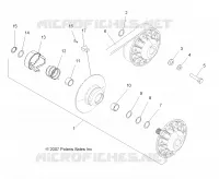 DRIVE TRAIN, SECONDARY CLUTCH