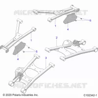 REAR SUSPENSION CONTROL ARMS