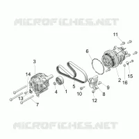 ENGINE, ALTERNATOR AND COMPRESSOR