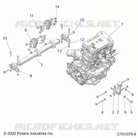 ENGINE, MOUNTING