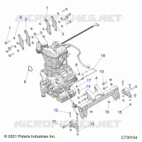 ENGINE, TRANSMISSION MOUNTING & LONG BLOCK