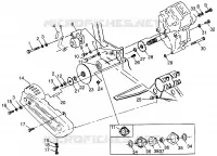 GEARCASE/BRAKE AND CHAIN COVER MOUNTING