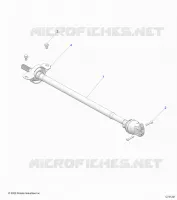 DRIVE TRAIN, FRONT PROP SHAFT