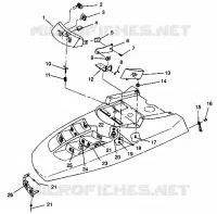 HOOD/HEADLIGHT ASSEMBLY 500 EFI 0942774 AND EFI SKS 0942574 (4924982498006A)