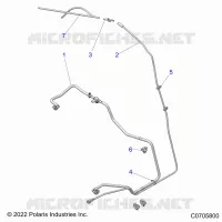 FUEL SYSTEM, LINES, STD.