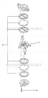 FUEL PUMP 440 XCR / 0931760 (4923022302034A)