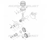 CRANKSHAFT AND PISTON