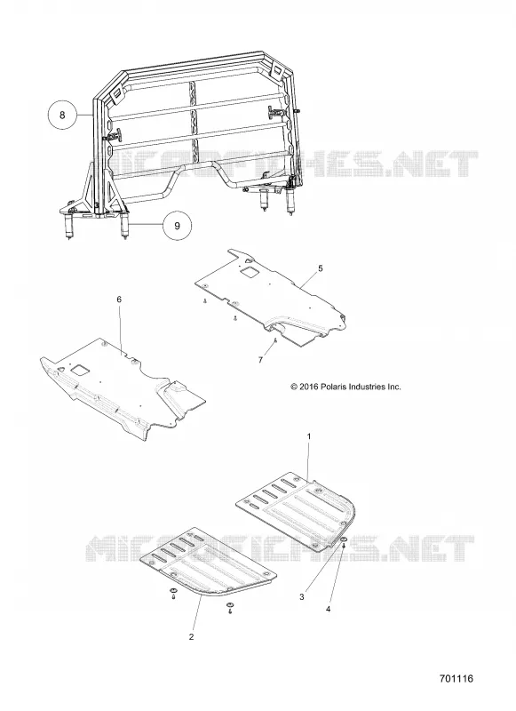 SKID PLATES   RACK