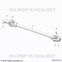 DRIVE TRAIN, FRONT PROP SHAFT