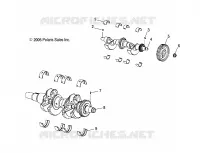 ENGINE, CRANKSHAFT AND BALANCE SHAFT
