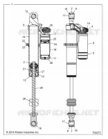 SUSPENSION, REAR SHOCK INTERNALS