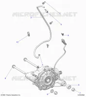 DRIVE TRAIN, FRONT GEARCASE MOUNTING