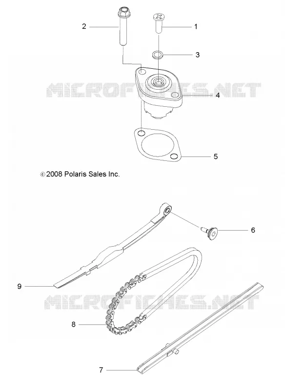 ENGINE, TENSIONER, CAM CHAIN