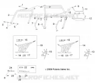 CHASSIS, CAB FRAME AND SIDE NETS