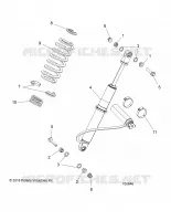 REAR SUSPENSION SHOCK MOUNTING
