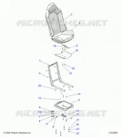 SEAT ASM. AND SLIDER