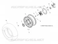 WHEELS, FRONT AND HUB
