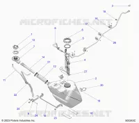 FUEL SYSTEM, FUEL TANK ASM.