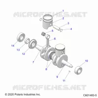 ENGINE, PISTON AND CRANKSHAFT