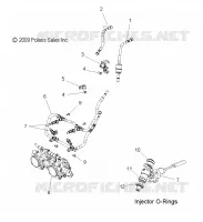 FUEL SYSTEM, RAIL, LINES AND THROTTLE  BODY