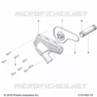 ENGINE, WATERPUMP IMPELLER AND COVER