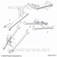 REAR SUSPENSION CONTROL ARMS